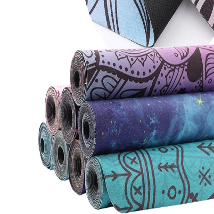 Circle Suede Hot Yoga Mat Wholesale Fitness Gym Mats Round Meditation Mat for Yoga