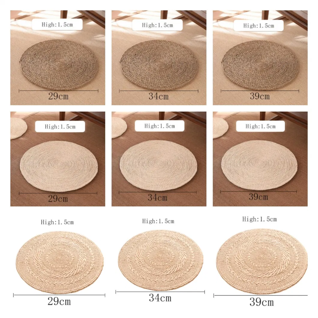 Direct Selling New Style Rural Style Straw Tatami Futon Cushion Meditation Worship Buddha Floor Mat Chair Floor Grass Mat